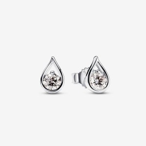 Pandora Stud Earrings 0.20 carat tw Sterling Silver Argento | 48QKCAWTU