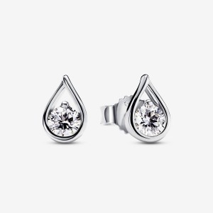 Pandora Stud Earrings 0.50 carat tw Sterling Silver Argento | 05ITJXBOH