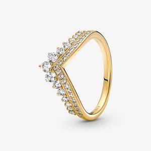 Pandora Timeless Wish Tiara Ring Oro | 25BNTKPAY