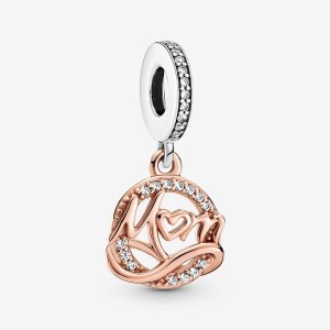 Pandora Two-tone Mom Dangle Charm Colorate | 42QIUMJWF