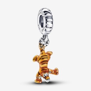 Pandora Winnie the Pooh Tigger Dangle Charm Argento | 97GXLUBCM